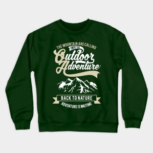 Mountain Outdoor Adventure Crewneck Sweatshirt